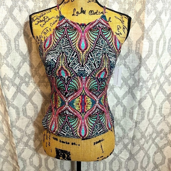 NWT Rasins Swimsuit Top Size Small - Picture 1 of 7